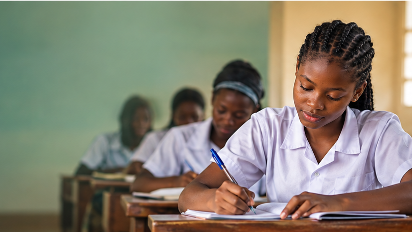 Jeunes filles participant à une activité éducative